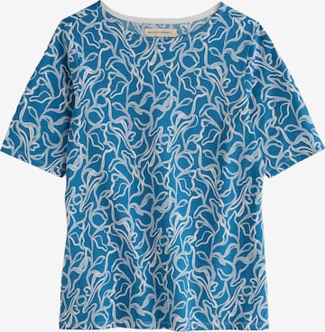 Seasalt Cornwall T-Shirt 'Poisson' in Blau: Vorderseite