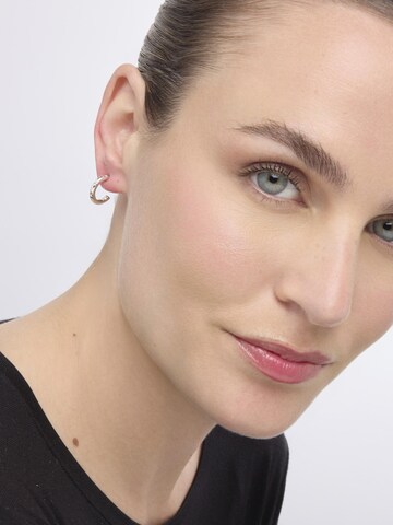 Luxenter Earrings 'Sisah' in Silver: front