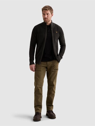 PME Legend Knit cardigan 'Cardigan with zipper closure and flight pocket' in Grey