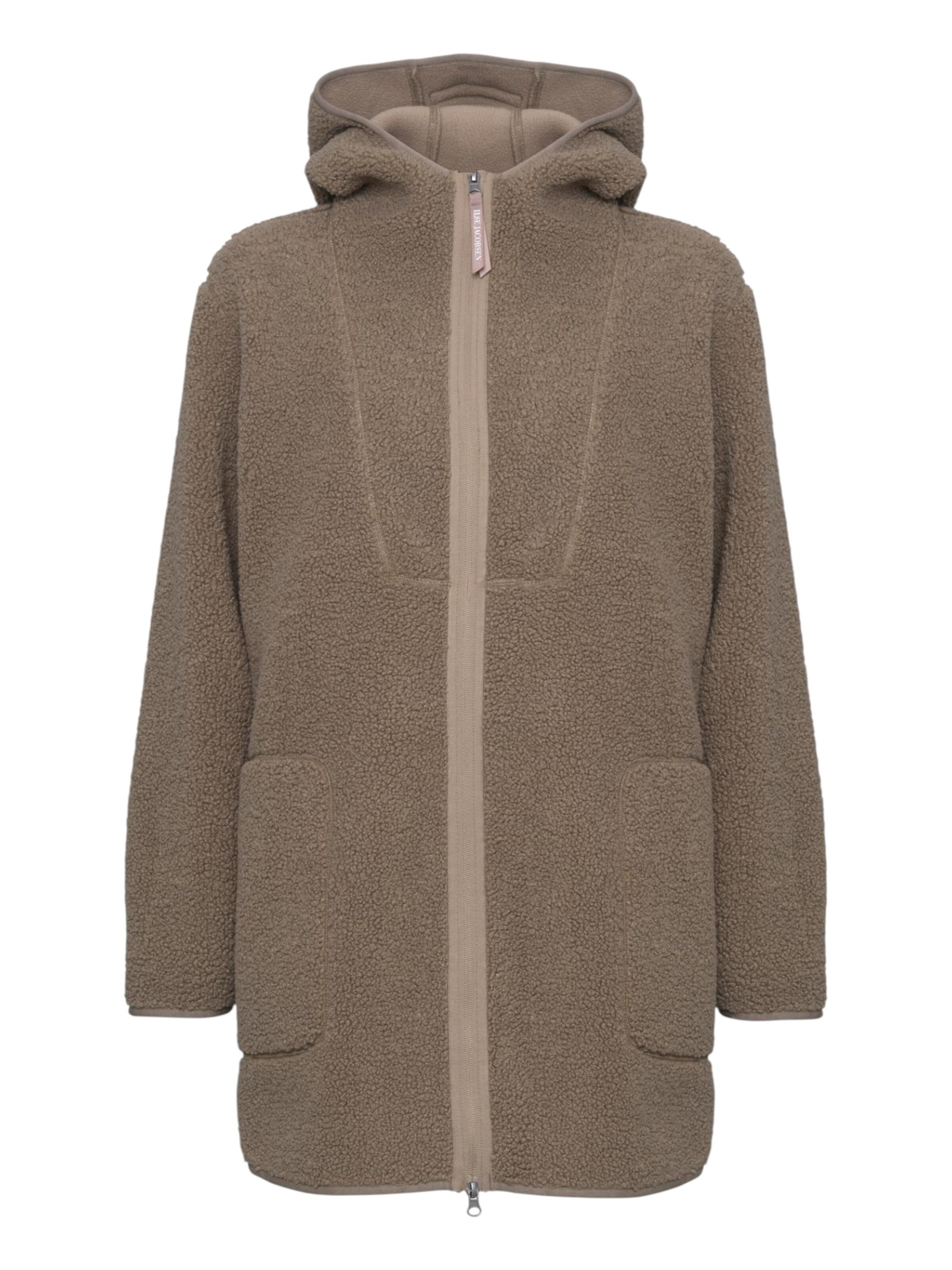 ILSE JACOBSEN Fleecejakke i beige: forside