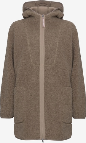 ILSE JACOBSEN Fleecejakke i beige: forside
