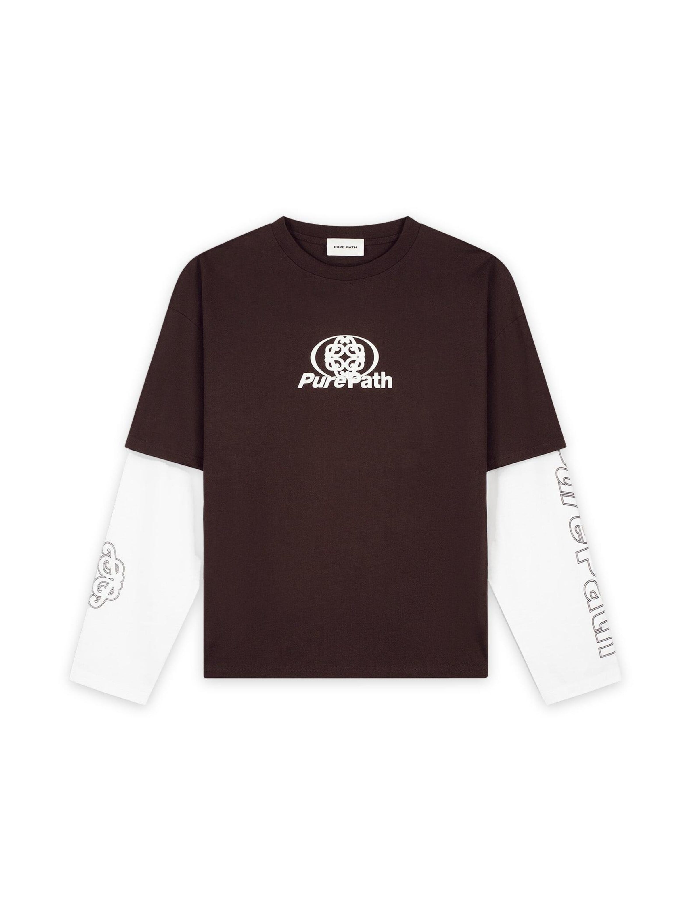 Pure Path Shirt in Brown: front