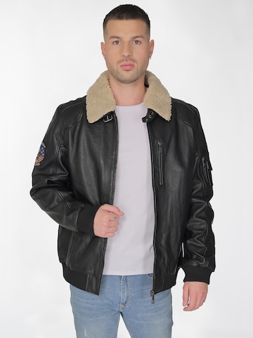 TOP GUN Between-Season Jacket in Brown: front