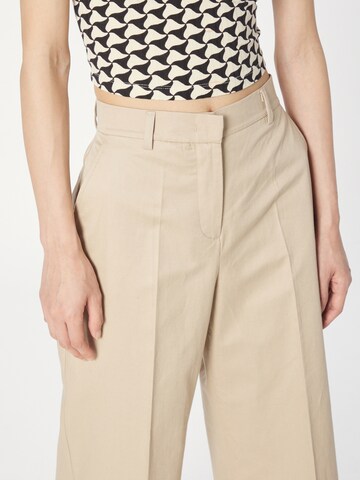 Weekend Max Mara Loose fit Pleated Pants 'ZIRCONE' in Beige