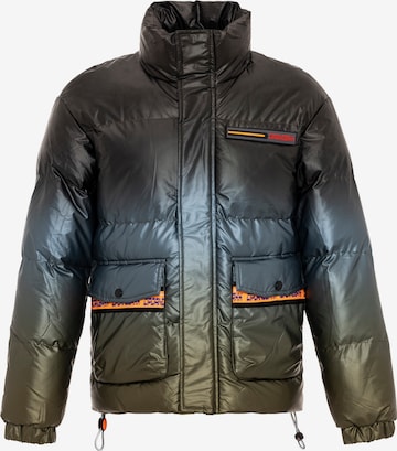 CIPO & BAXX Winter Jacket in Brown: front