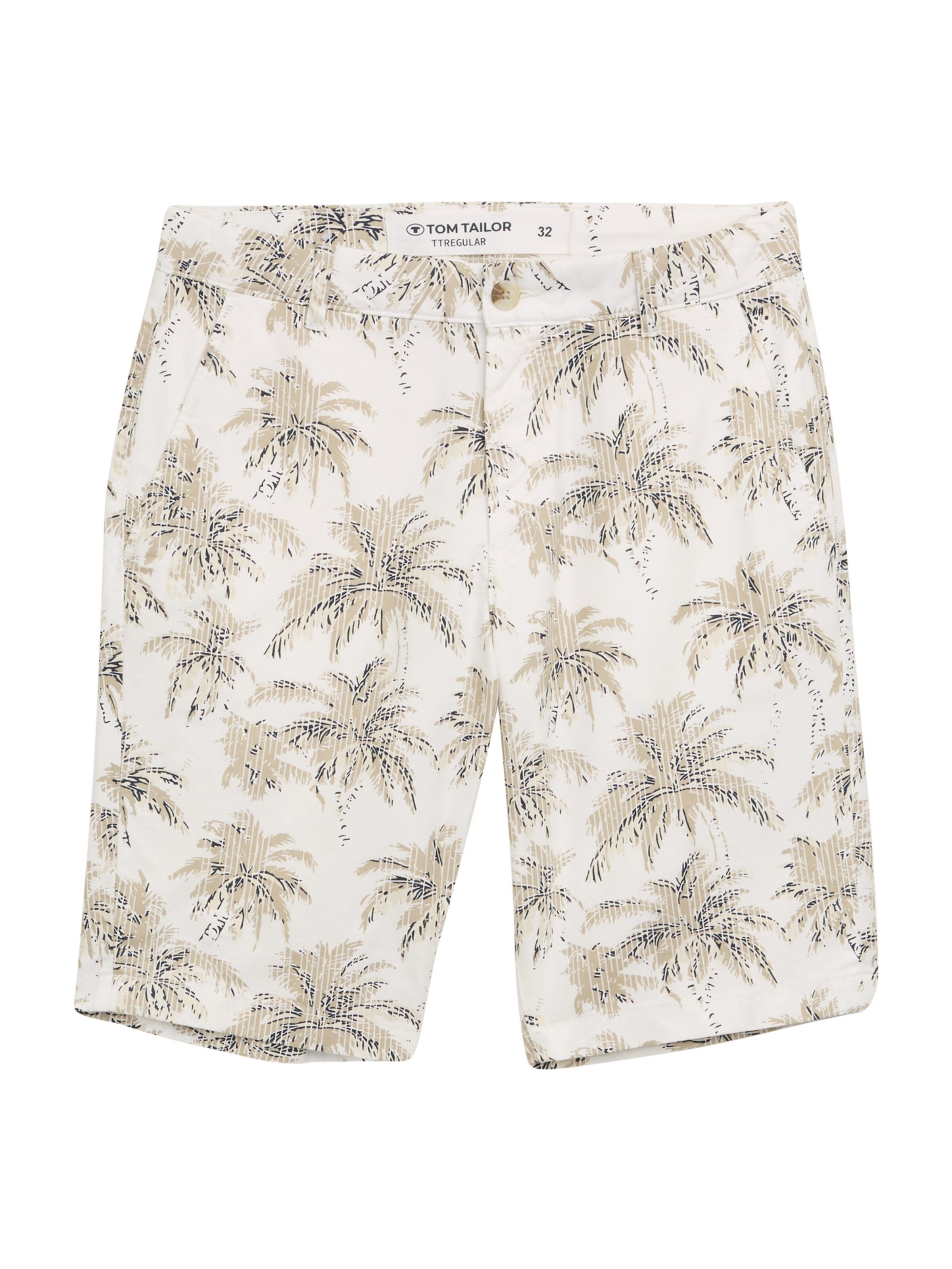 TOM TAILOR tavaline Chino-püksid, värv valge: eest vaates