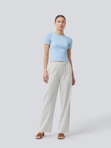 modström Wide Leg Hose 'Nanikamd' in Weiß
