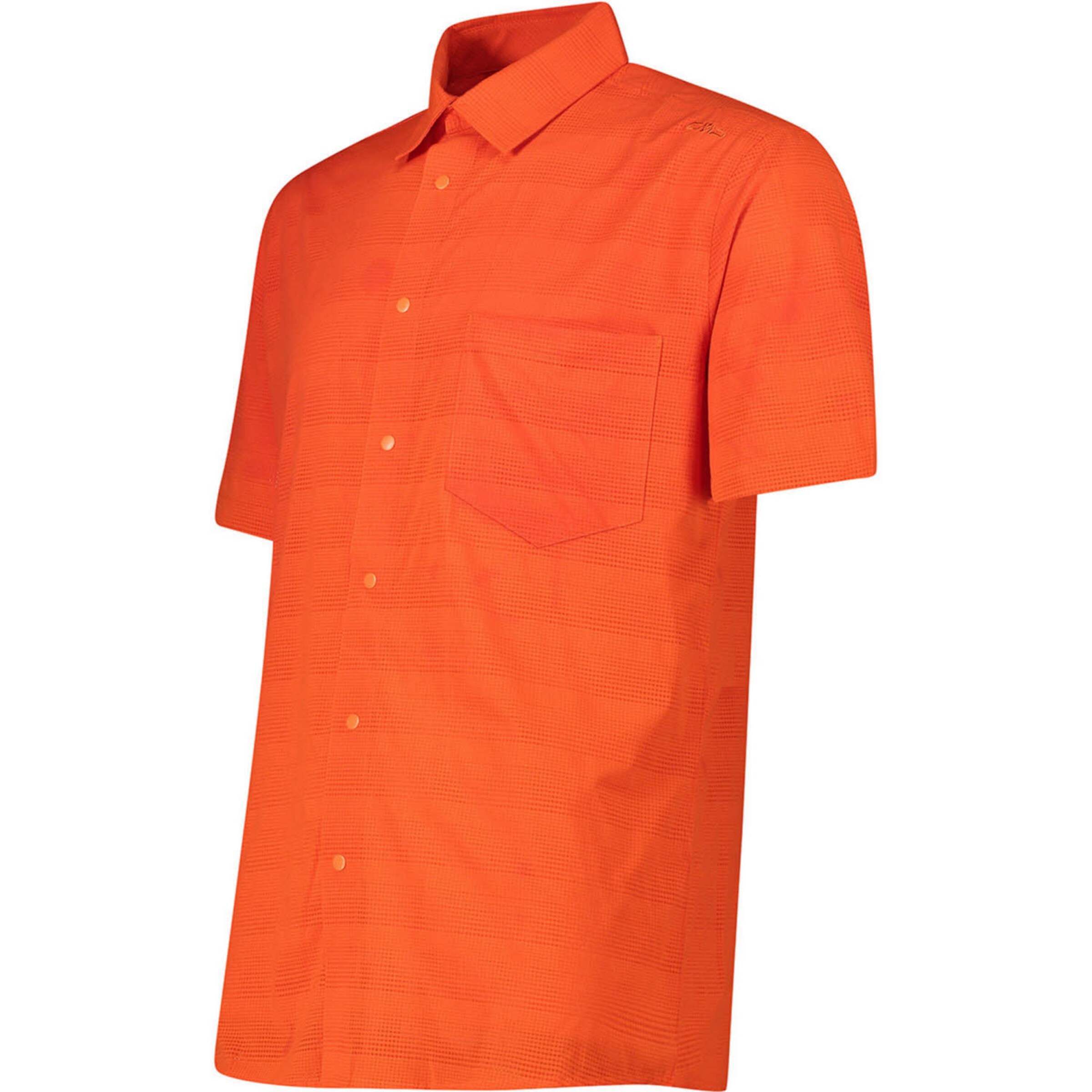 CMP Regular fit Athletic Button Up Shirt in Orange
