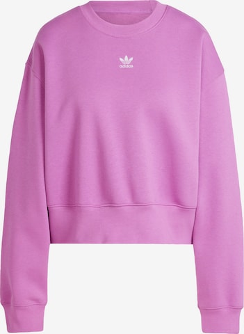 ADIDAS ORIGINALS Sweatshirt 'Adicolor Essentials' in Lila: voorkant