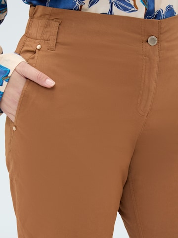 Fiorella Rubino Loose fit Trousers in Brown