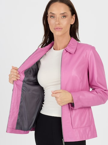 JCC Lederjacke in Pink