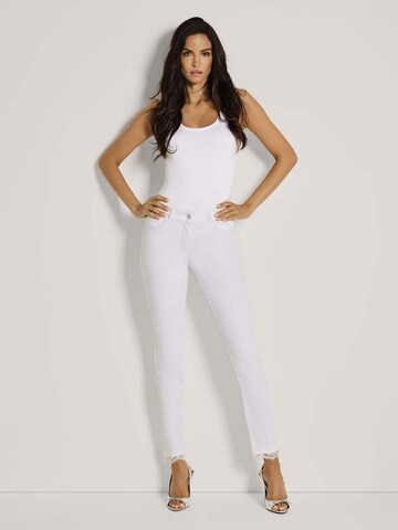 MADELEINE Slimfit Jeans in Weiß