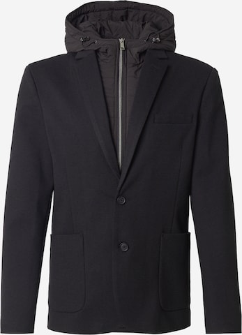 juoda Lindbergh Standartinis modelis Klasikinis švarkas 'Superflex': priekis