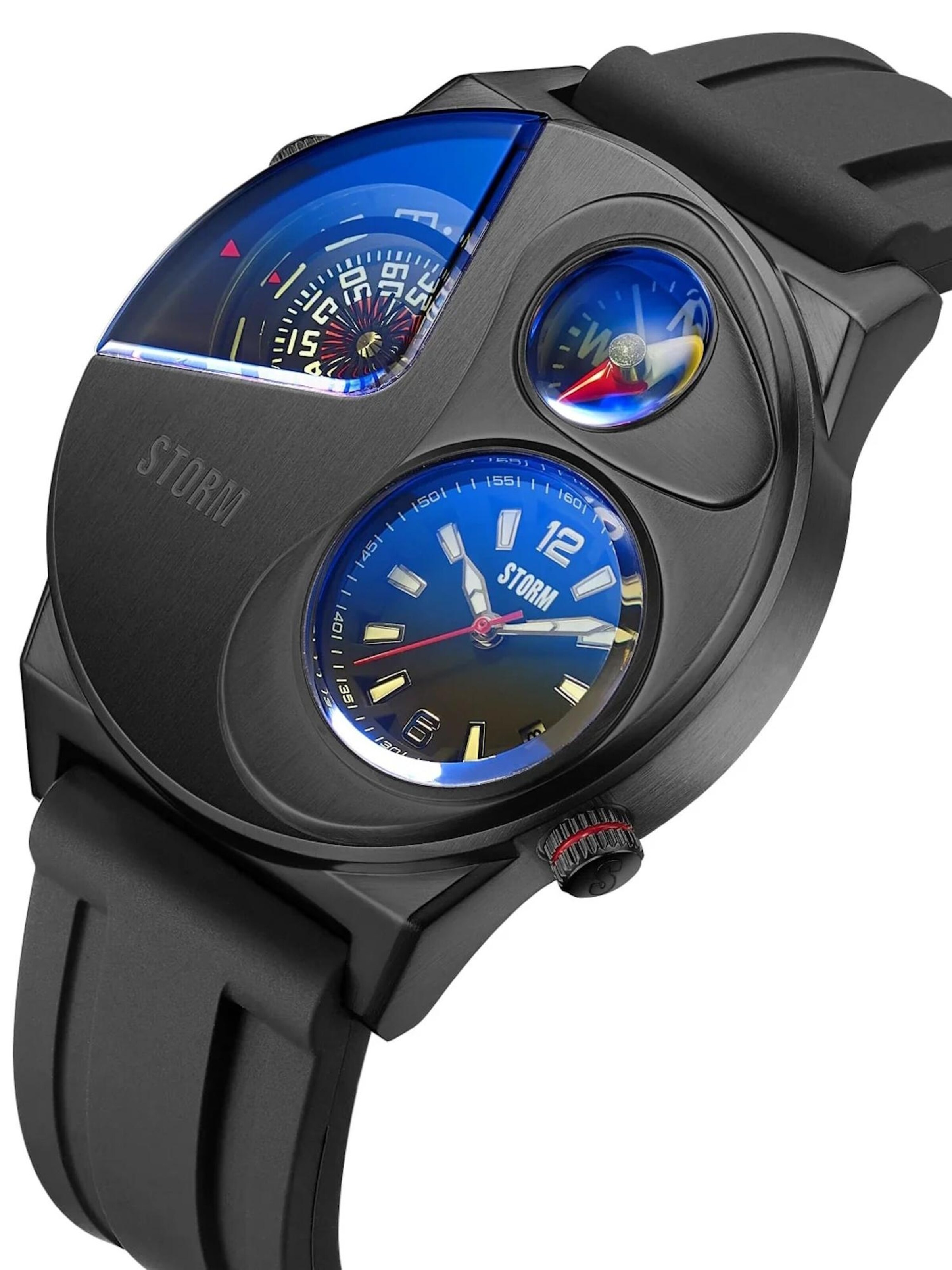 STORM Analoguhr 'Navitrek' in Schwarz