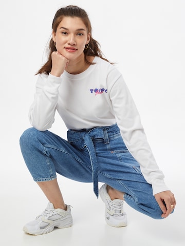 Tommy Jeans Тениска в бяло