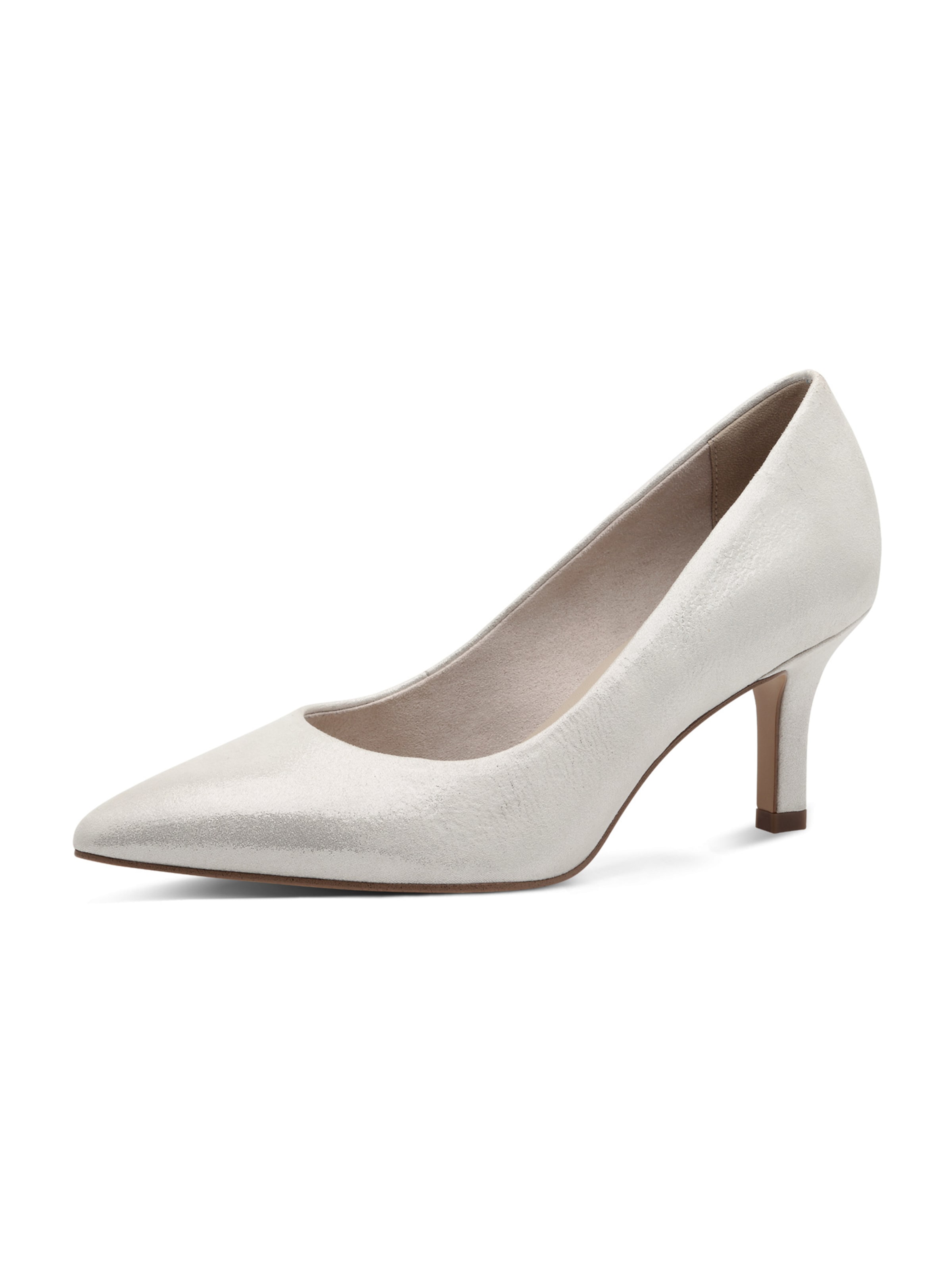 Tamaris Pumps in Silver: front