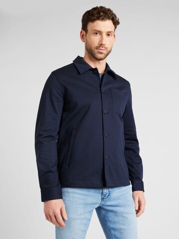 Lindbergh Comfort fit Between-season jacket in Blue: front