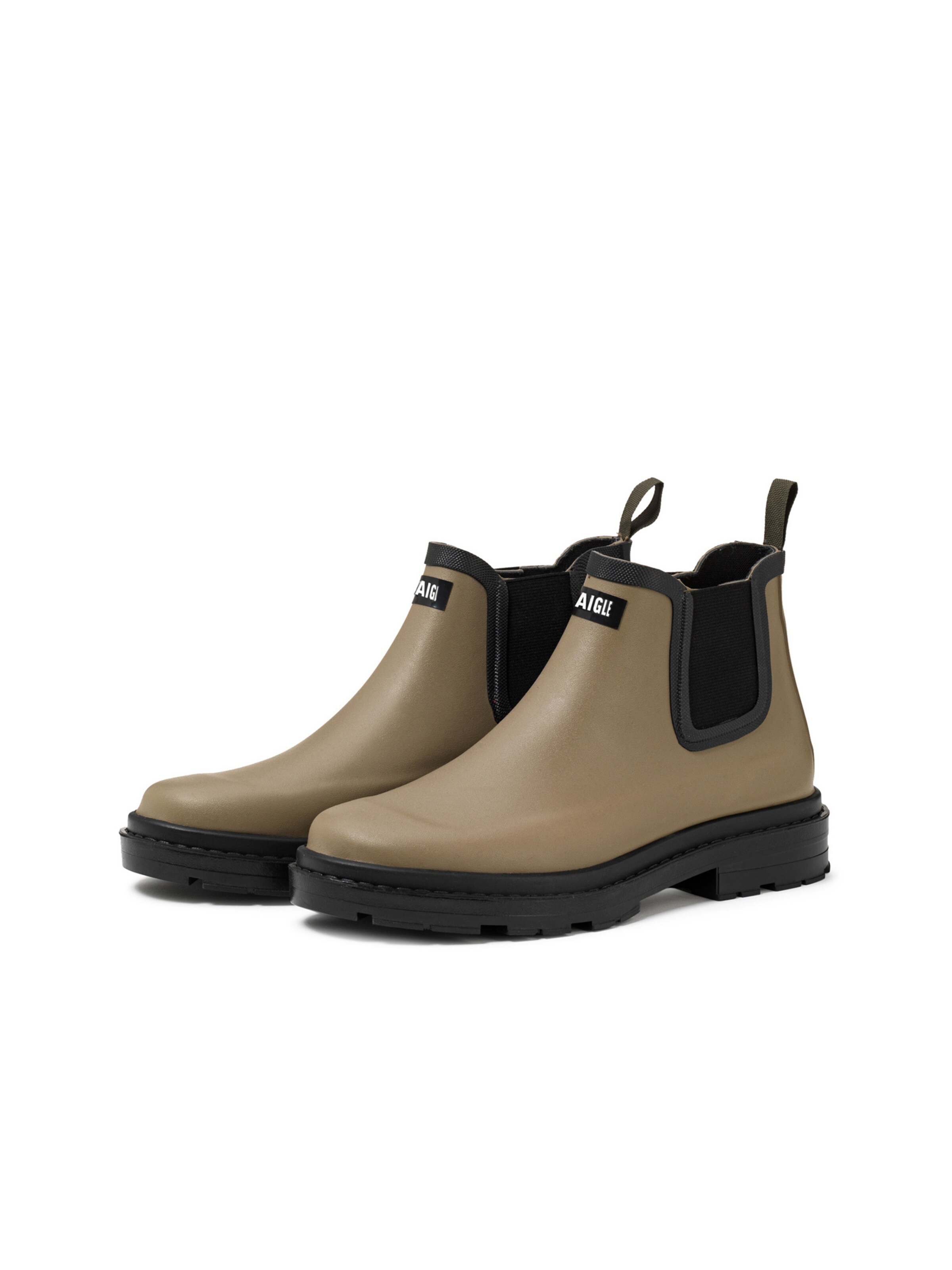 Bottes en caoutchouc AIGLE en marron