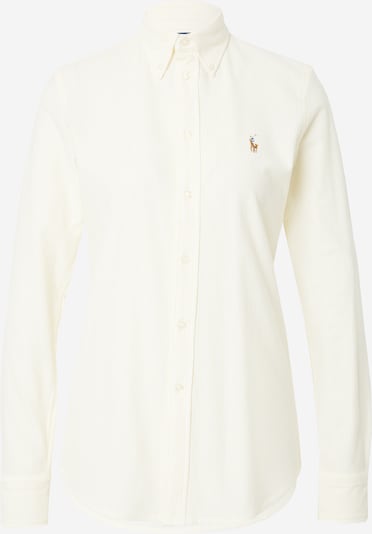 Polo Ralph Lauren Chemisier en marron / jaune clair / blanc, Vue avec produit