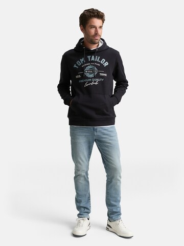 Sweat-shirt TOM TAILOR en noir