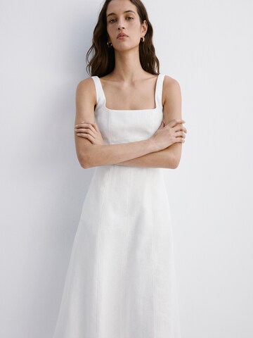 MANGO Рокля 'Lena' в бяло