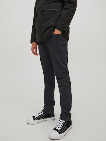 Jack & Jones Junior Regular Jeans 'Glenn Original' in Black: front