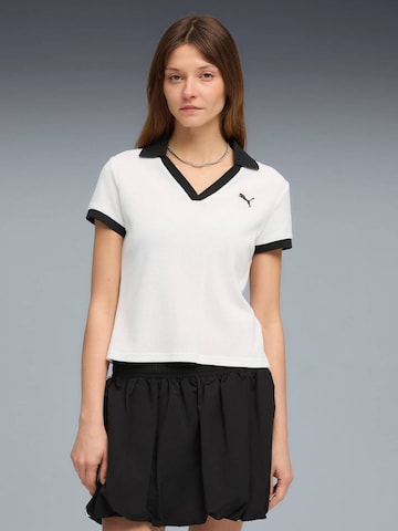 PUMA - Camiseta en blanco: frente