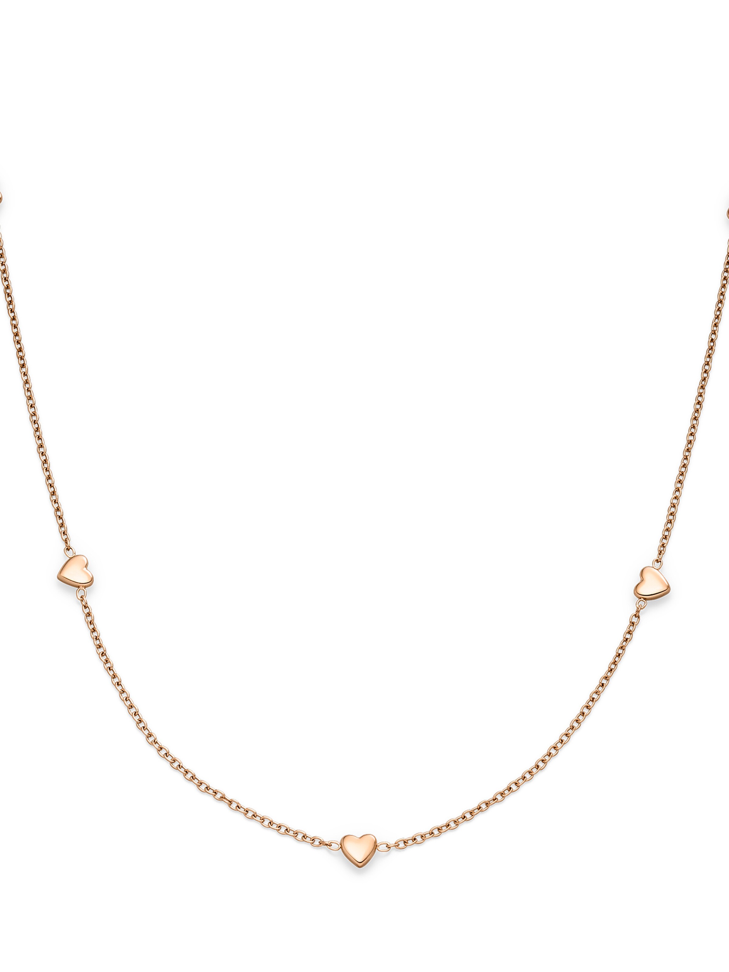 s.Oliver Kette 'Tiny Hearts' in Rot