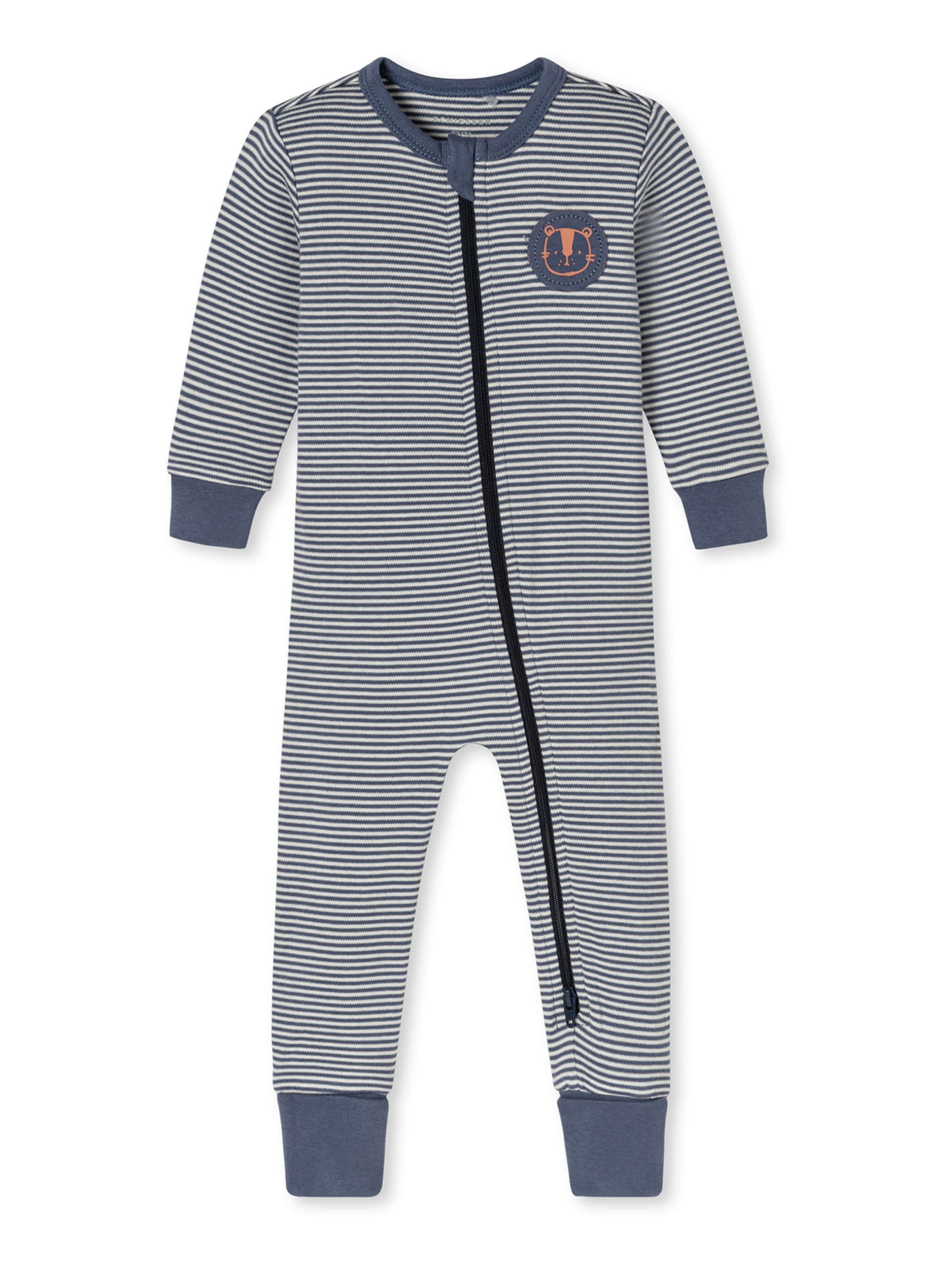 SCHIESSER Rompertje/body ' Nightwear ' in Blauw: voorkant