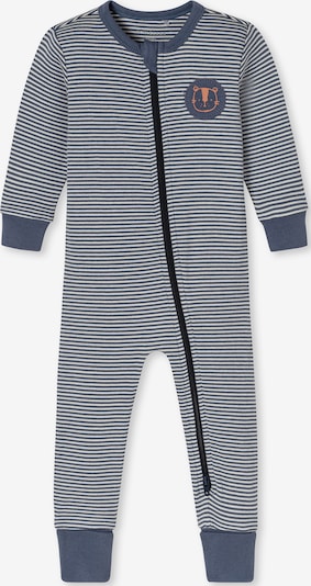 SCHIESSER Langarmbody ' Nightwear ' in 50-64 in royalblau / grau, Produktansicht