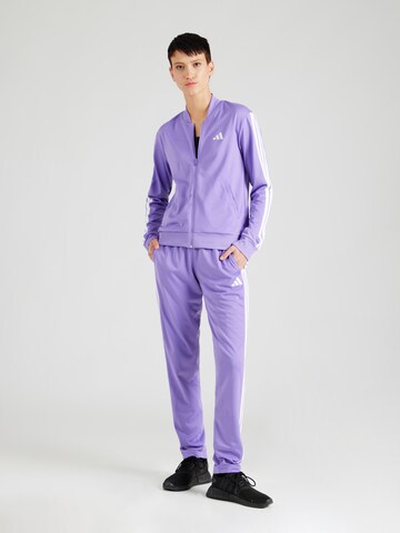 ADIDAS SPORTSWEAR Træningsdragt 'Essentials' i lilla: forside