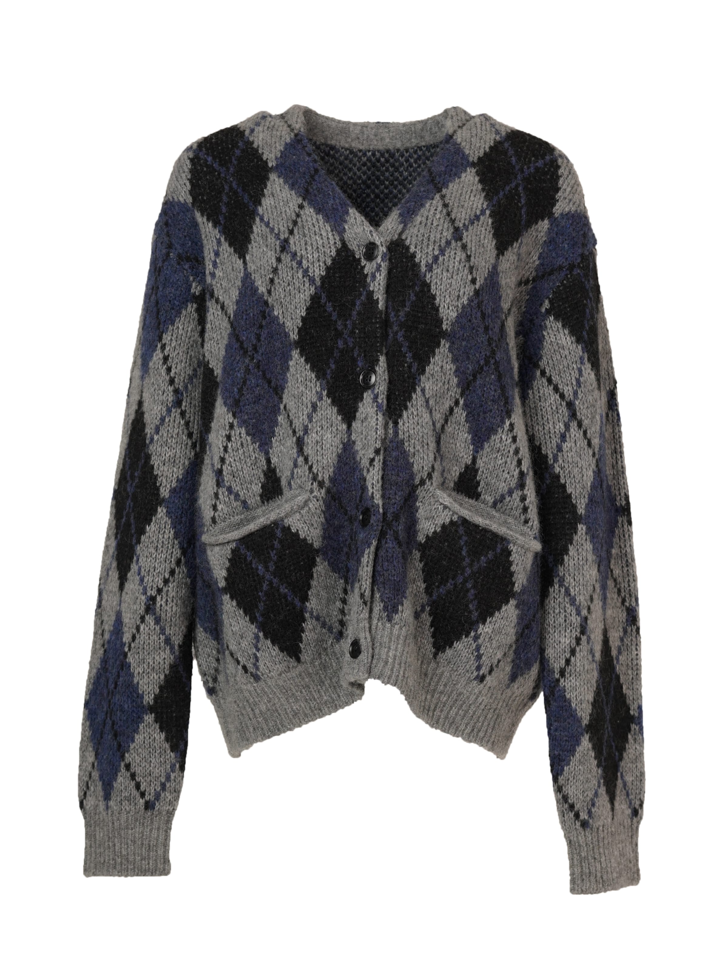 yoligex Strickjacke‌‌‌‌ in Grau: Vorderseite