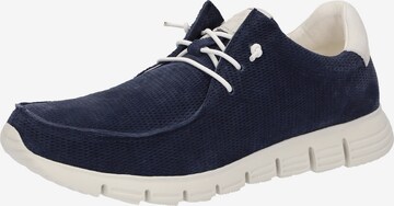 SIOUX Mocassins in Blauw: voorkant