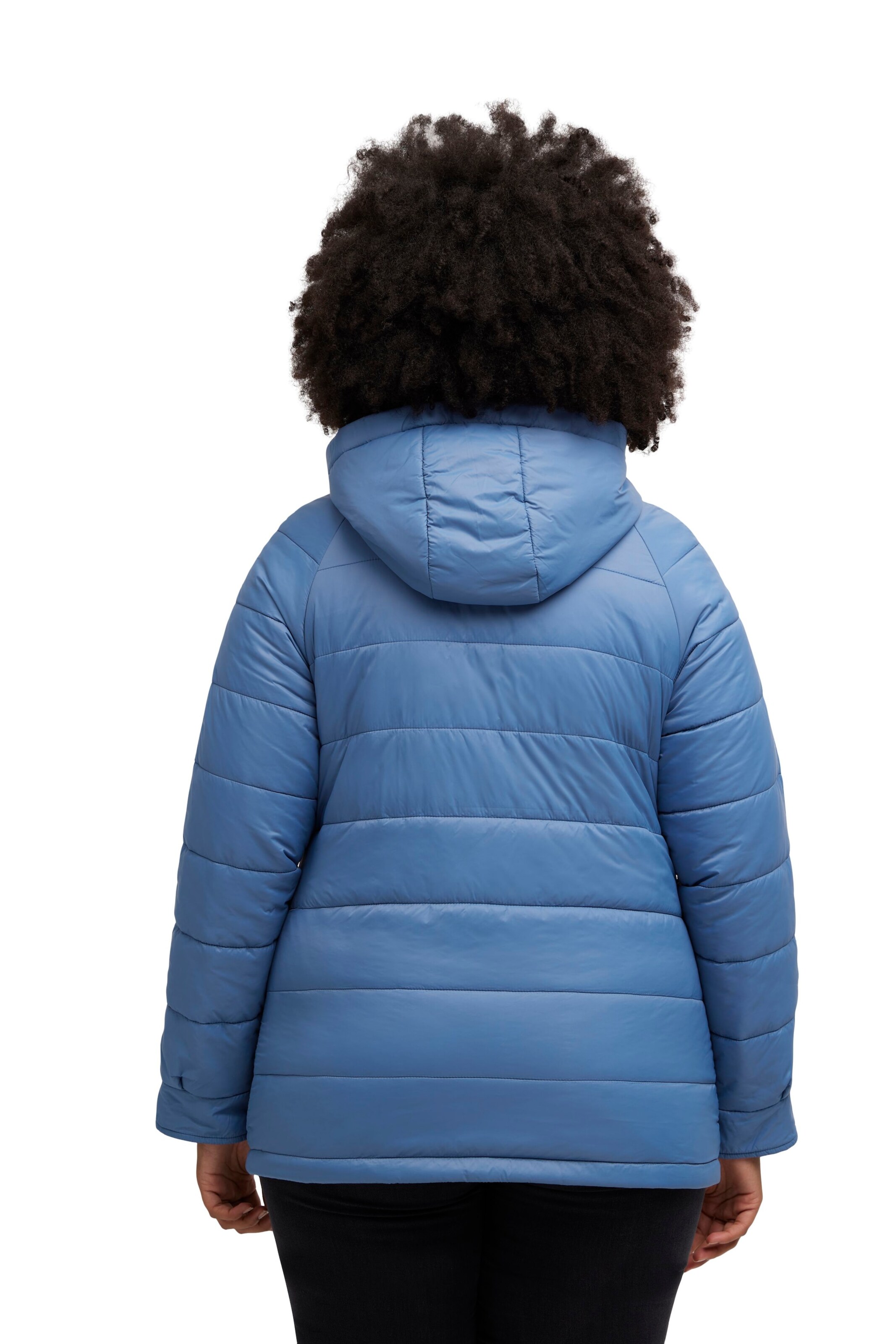 Ulla Popken Between-season jacket in Blue