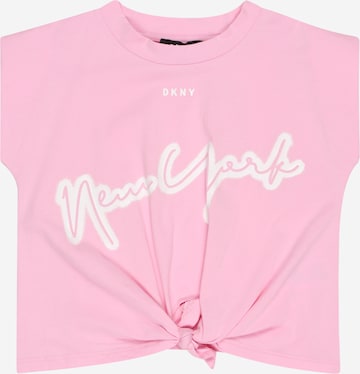 DKNY - Camiseta en rosa: frente