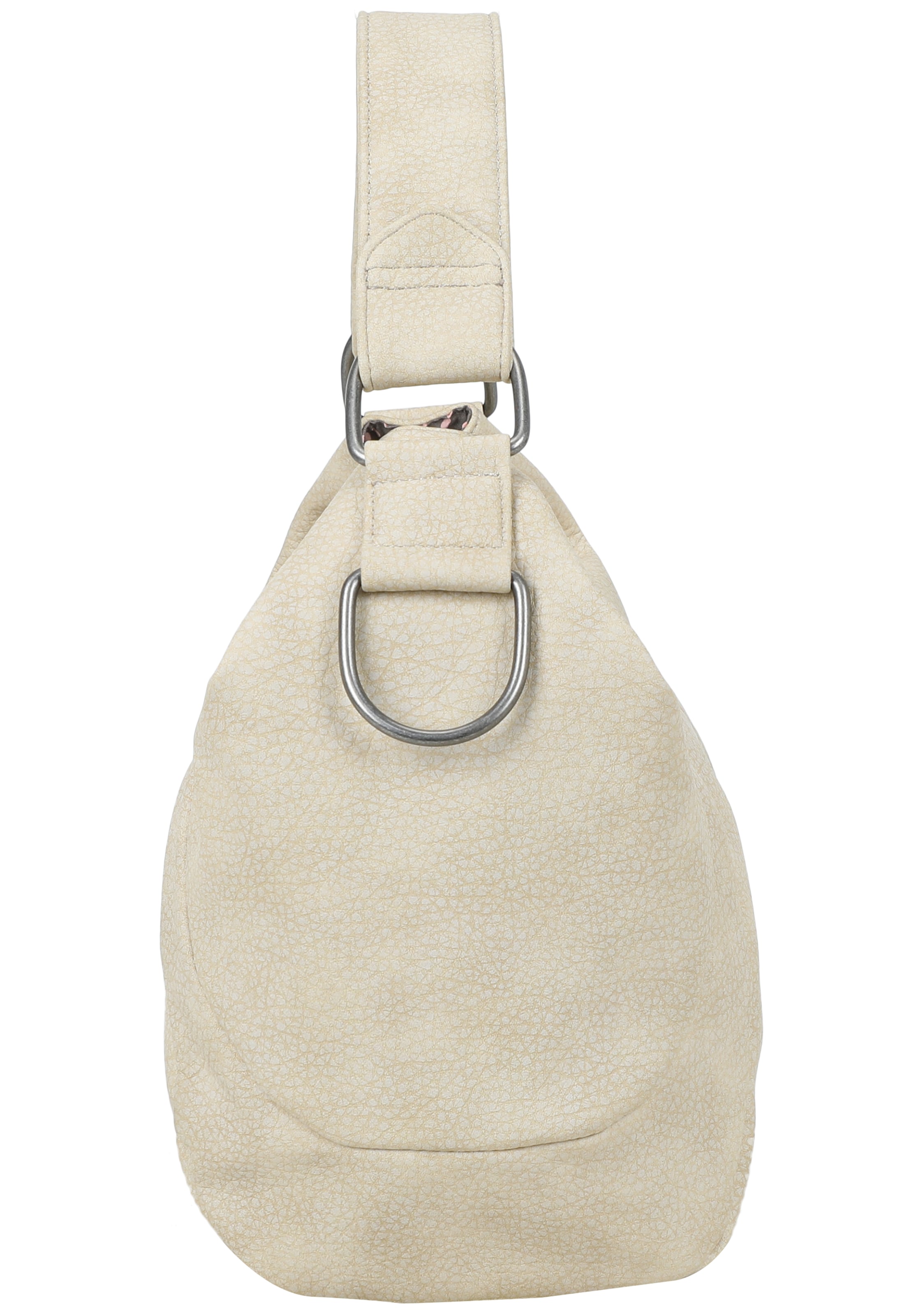 Borsa a mano 'Croissant Hobo' di Fritzi aus Preußen in bianco