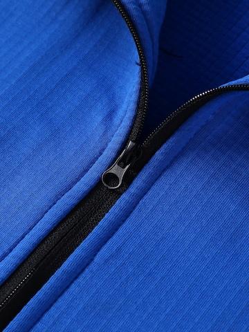 YOUTHUP Athletic Jacket 'UHRENFENSTER' in Blue