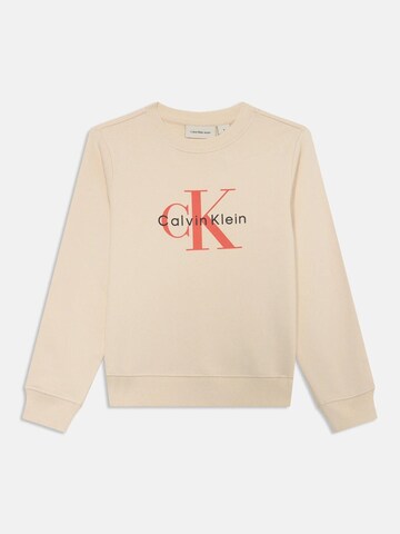 Calvin Klein Sweater in White: front