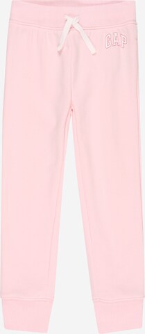 Tapered Pantaloni di GAP in rosa: frontale