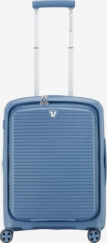 Roncato Trolley 'RONCATO TROLLEY CABINA 4R 55/23CM EXP. ARCADE DLX Valigie e Trolley' in Blue: front