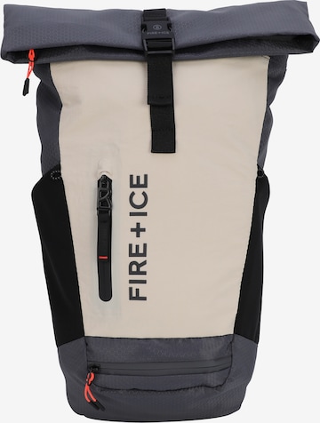 Fire+Ice - Mochila 'Park City Ive' em bege: frente