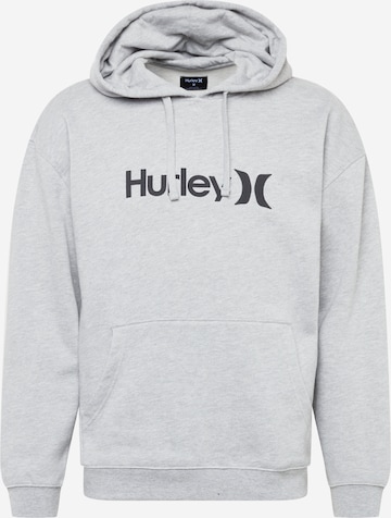 Hurley Sportsweatshirt in Grijs: voorkant