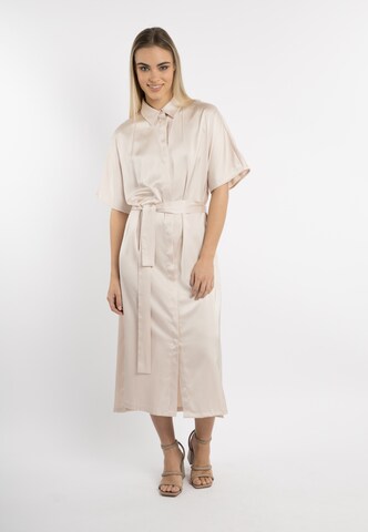 DreiMaster Klassik - Vestido camisero en beige: frente