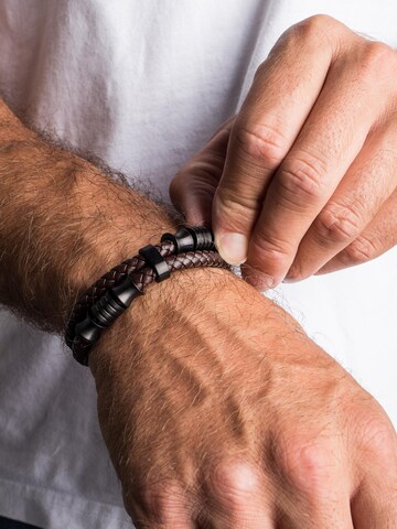 Akitsune Armband 'Gracilitas'‌‌‌ in Braun: Vorderseite
