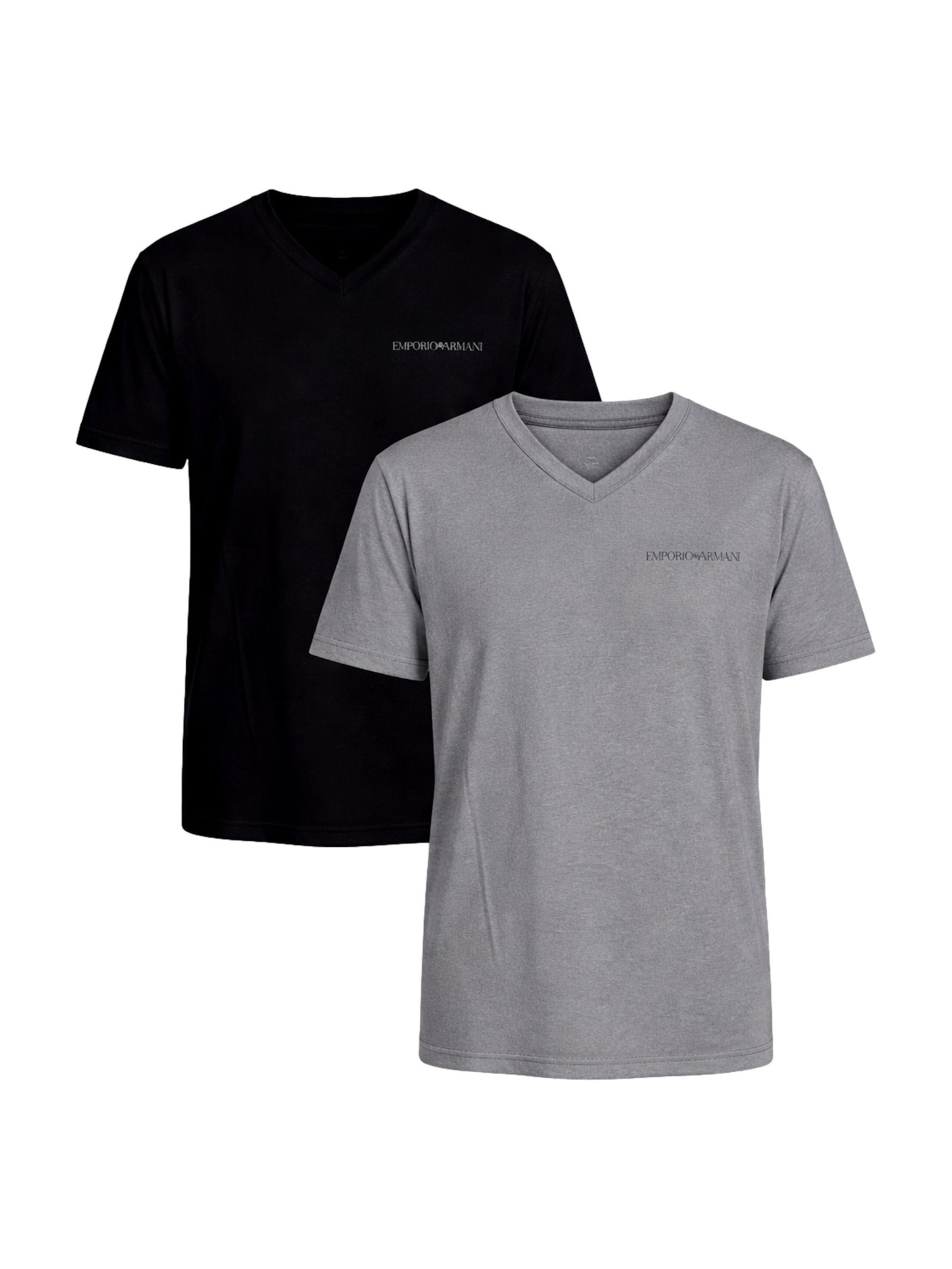 T-Shirt Emporio Armani en noir : devant
