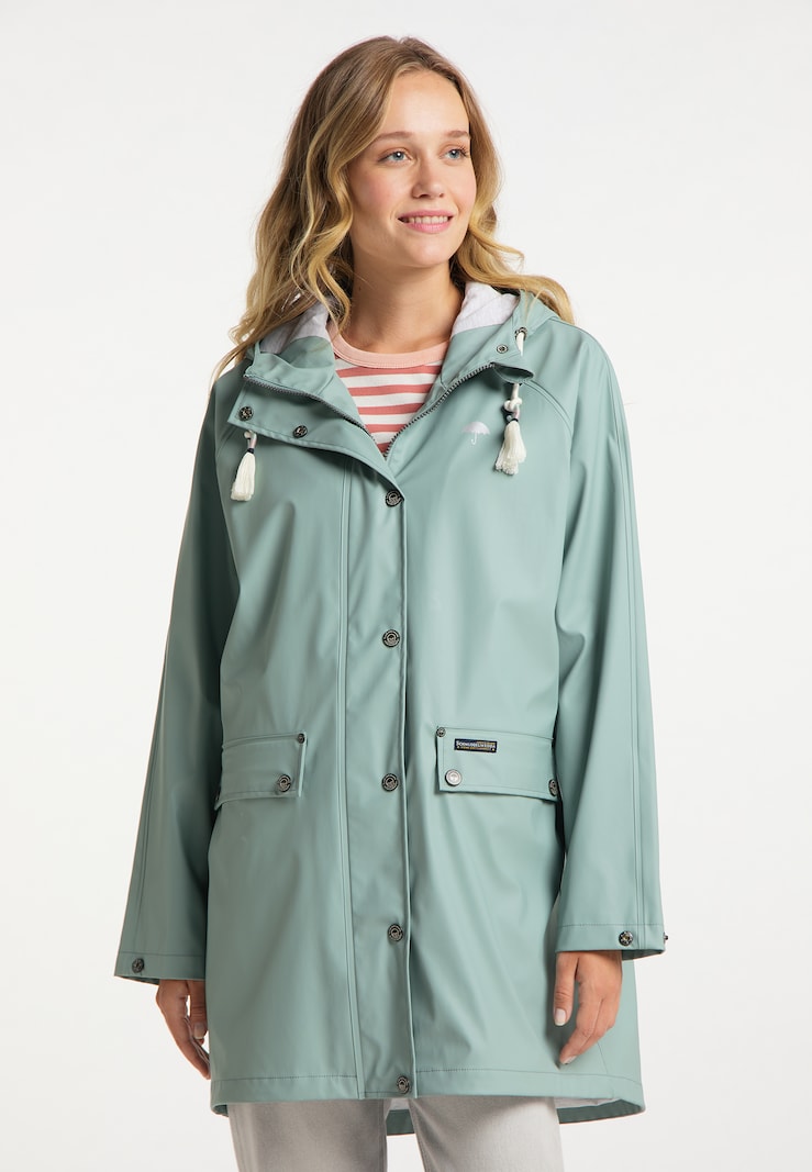 Women Clothing Schmuddelwedda Rain and weatherproof coats Mint