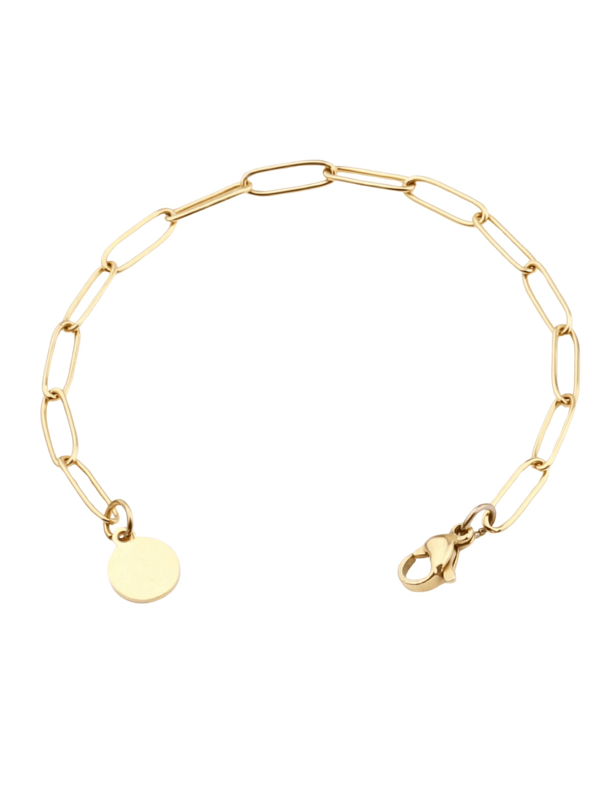 lePelou Bracelet 'CORE' in Gold: front