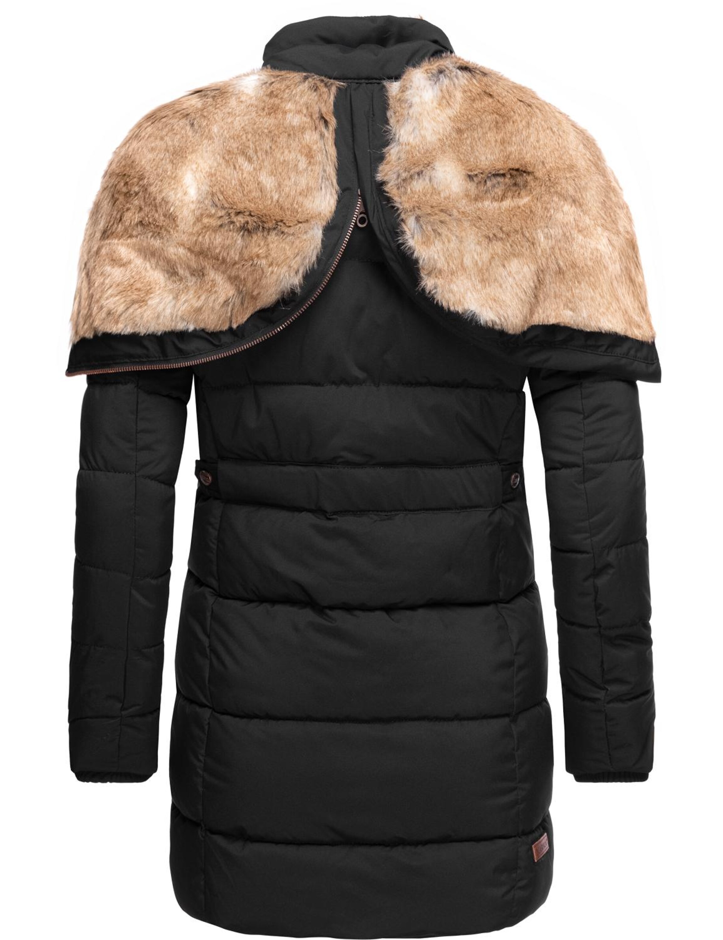 MARIKOO Talvemantel, värv must