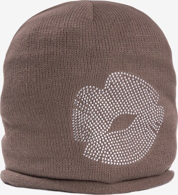 Cassandra Accessoires Beanie in Brown: front