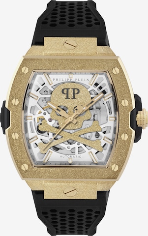 Orologio analogico 'THE $KELETON FROSTED' di Philipp Plein Watches in oro: frontale